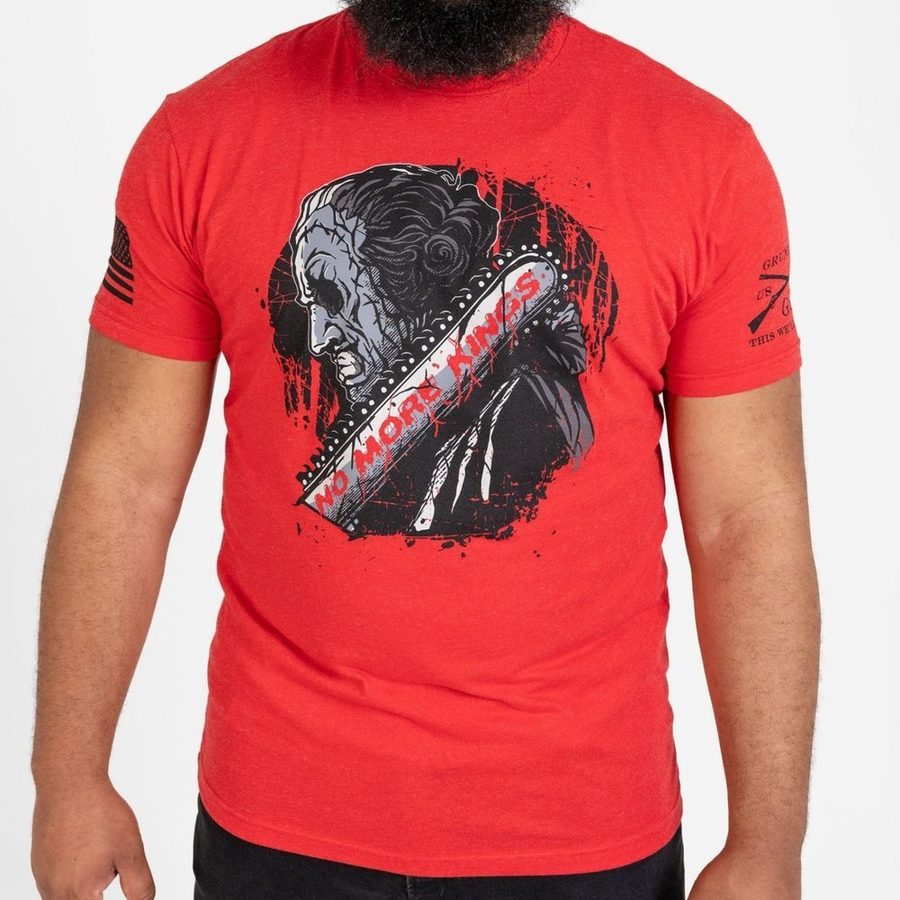 Grunt Style Tshirt - No More Kings T-Shirt - Red 