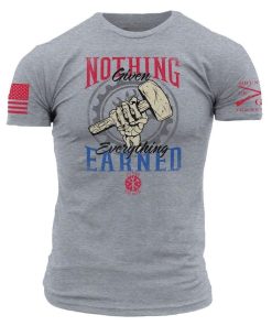 Grunt Style Tshirt - Nothing Given T-Shirt - Dark Heather Gray 