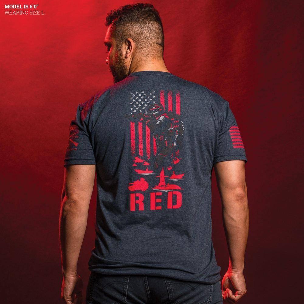 Grunt Style Tshirt - RED Friday T-Shirt - Midnight Navy