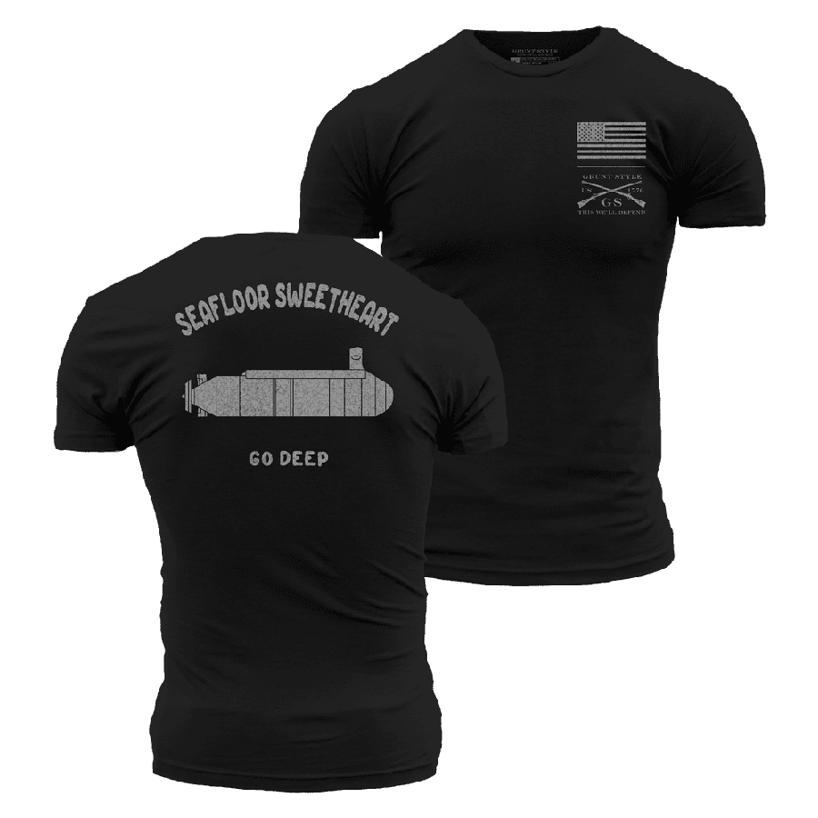 Grunt Style Tshirt - Seafloor Sweetheart T-Shirt - Black