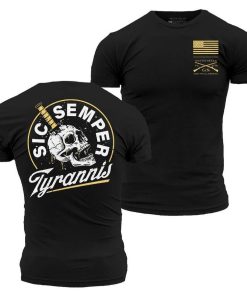 Grunt Style Tshirt - Sic Semper T-Shirt - Black 