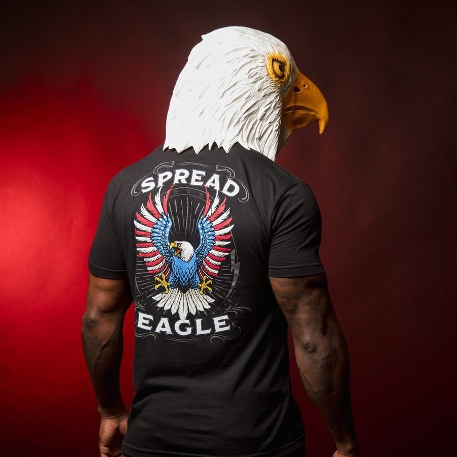 Grunt Style Tshirt - Spread Eagle T-Shirt - Black