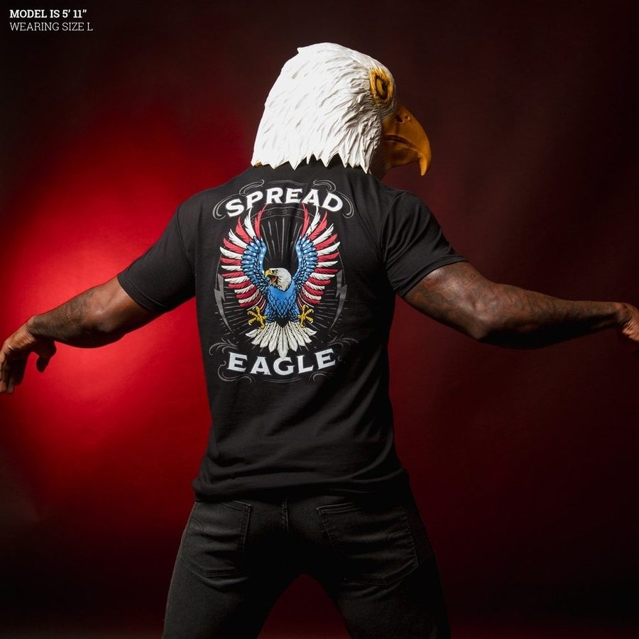 Grunt Style Tshirt - Spread Eagle T-Shirt - Black