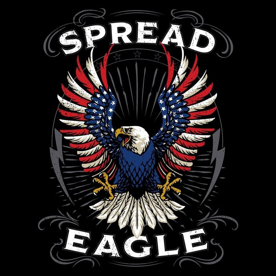 Grunt Style Tshirt - Spread Eagle T-Shirt - Black