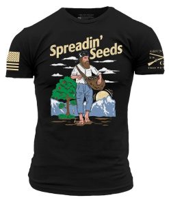 Grunt Style Tshirt - Spreadin' Seeds T-Shirt - Black 
