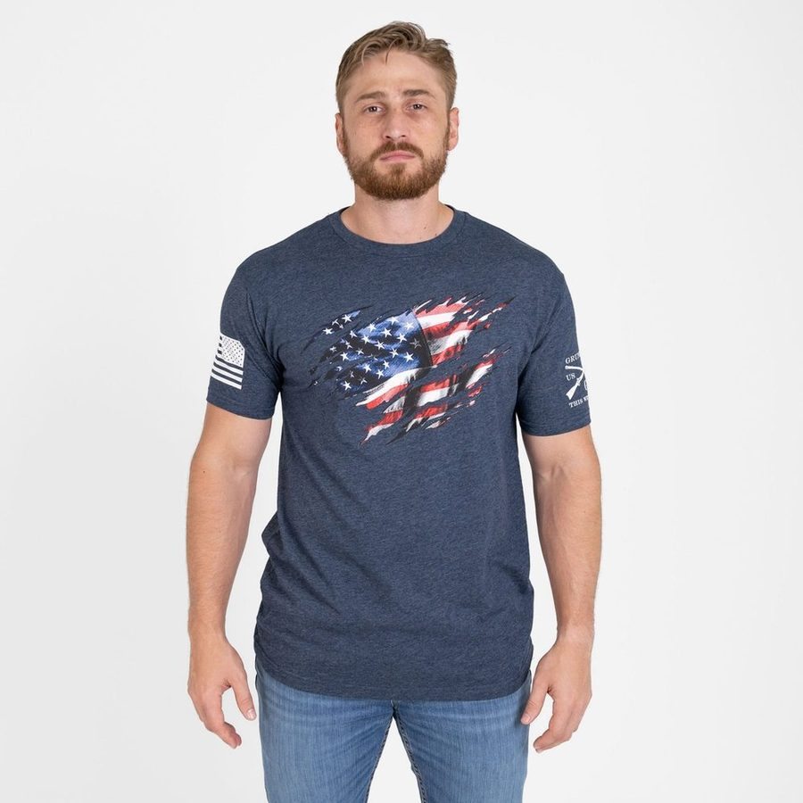 Grunt Style Tshirt - Still Standing T-Shirt - Midnight Navy