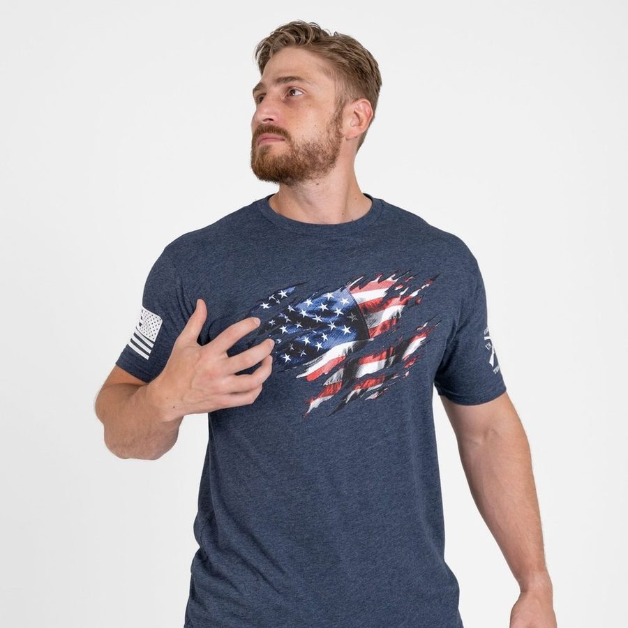 Grunt Style Tshirt - Still Standing T-Shirt - Midnight Navy