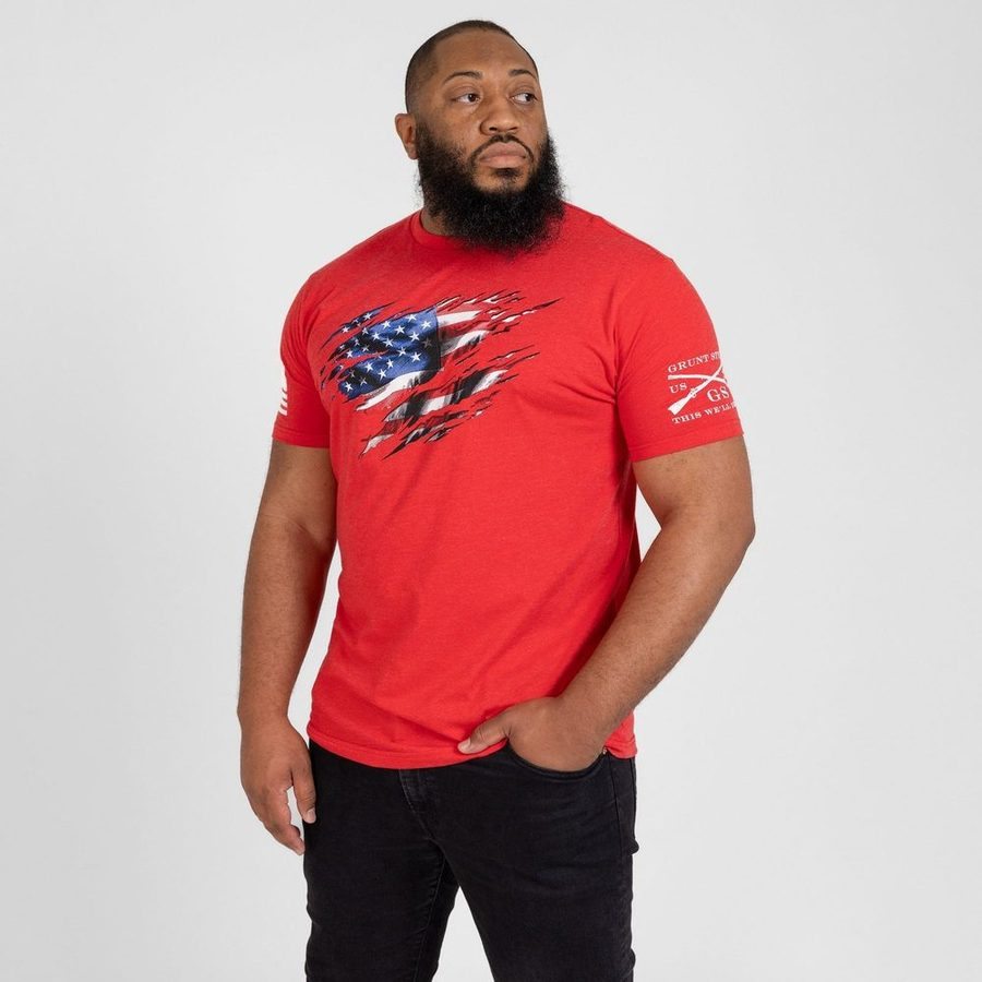 Grunt Style Tshirt - Still Standing T-Shirt - Red