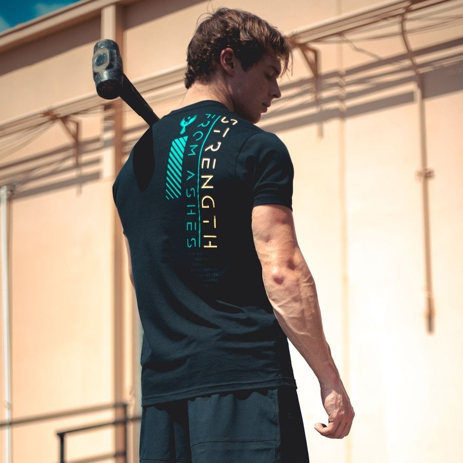 Grunt Style Tshirt - Strength From Ashes T-Shirt - Black