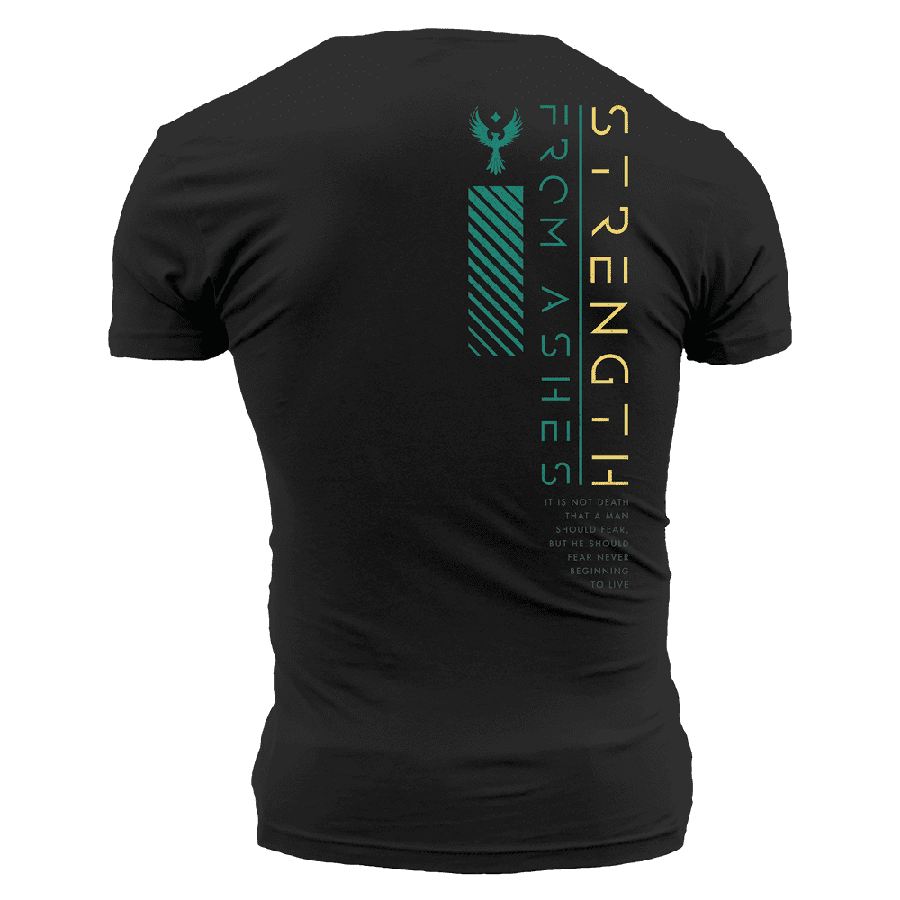 Grunt Style Tshirt - Strength From Ashes T-Shirt - Black