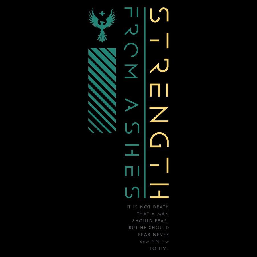 Grunt Style Tshirt - Strength From Ashes T-Shirt - Black