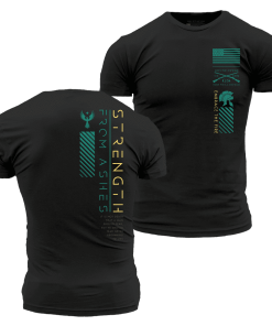 Grunt Style Tshirt - Strength From Ashes T-Shirt - Black 