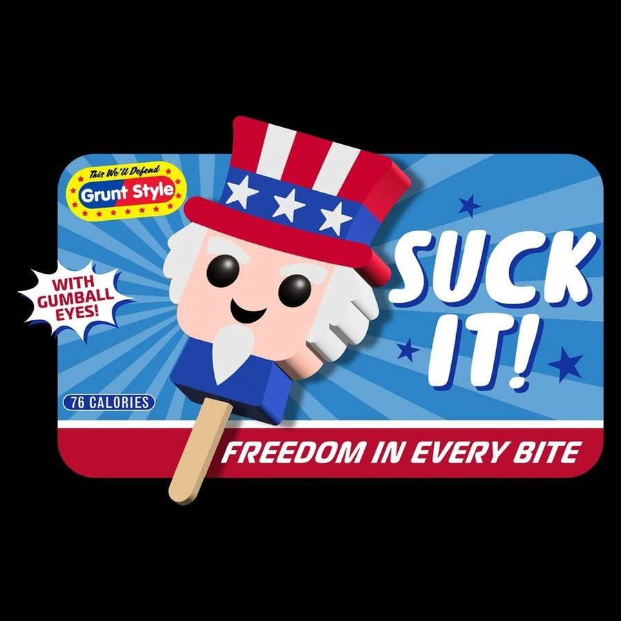 Grunt Style Tshirt - Suck It T-Shirt - Black