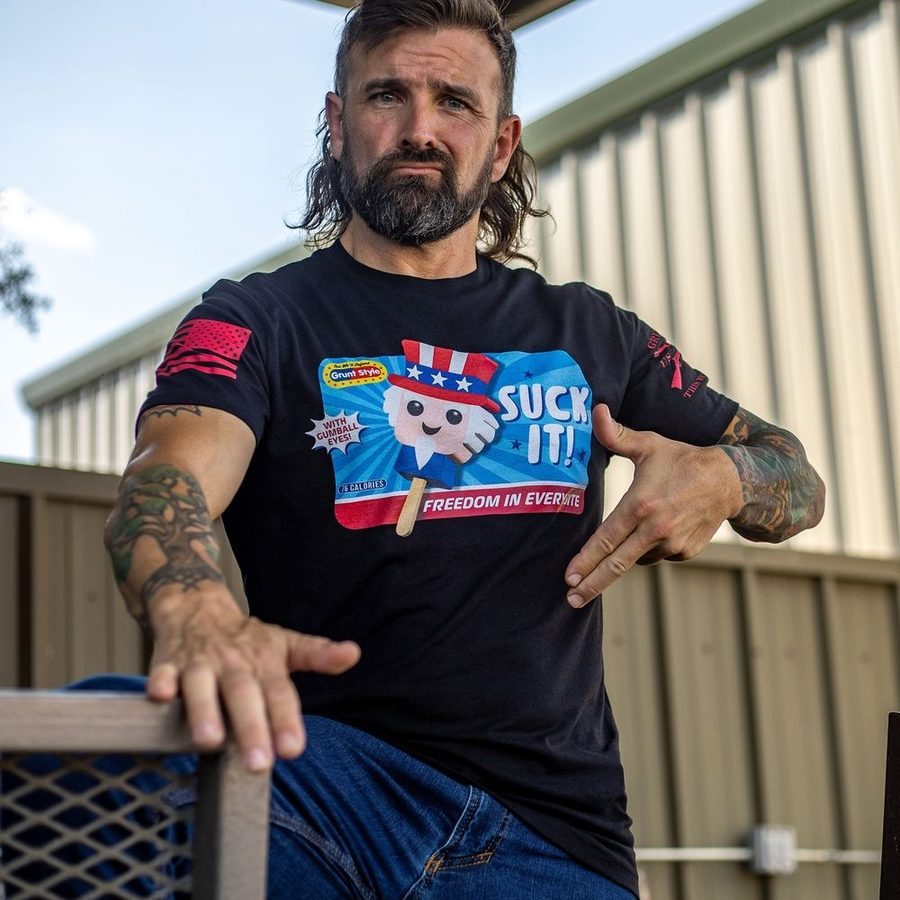 Grunt Style Tshirt - Suck It T-Shirt - Black