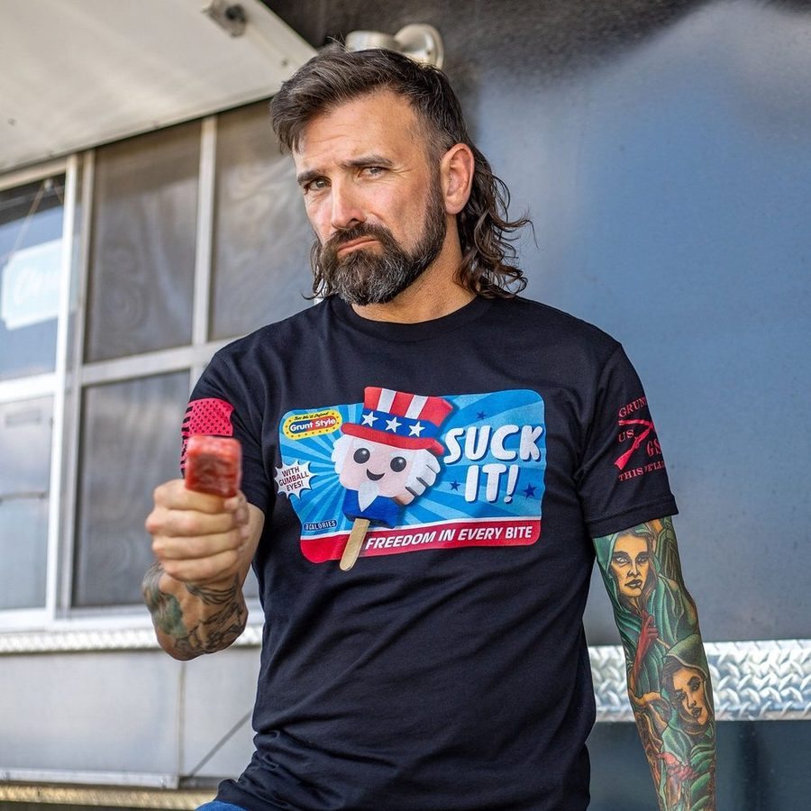 Grunt Style Tshirt - Suck It T-Shirt - Black