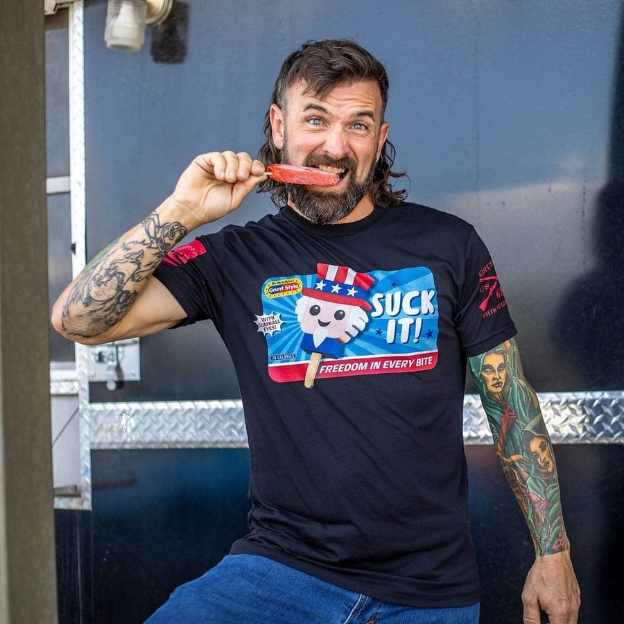 Grunt Style Tshirt - Suck It T-Shirt - Black