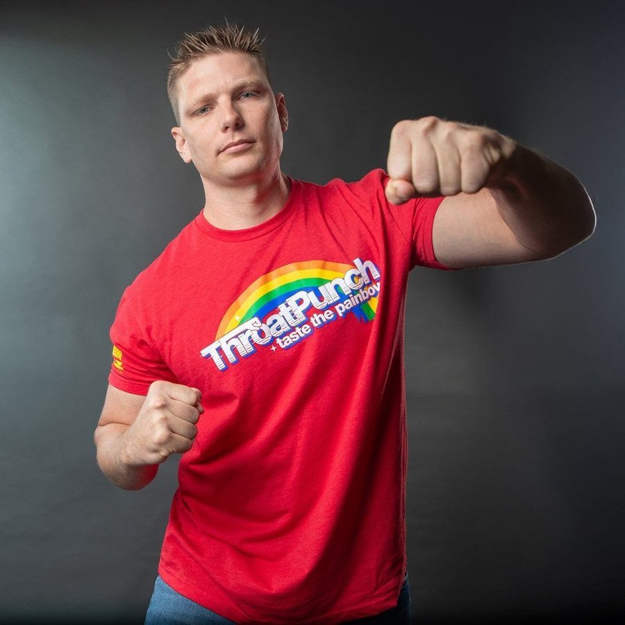 Grunt Style Tshirt - Taste The Painbow T-Shirt - Red