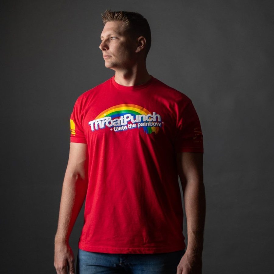 Grunt Style Tshirt - Taste The Painbow T-Shirt - Red