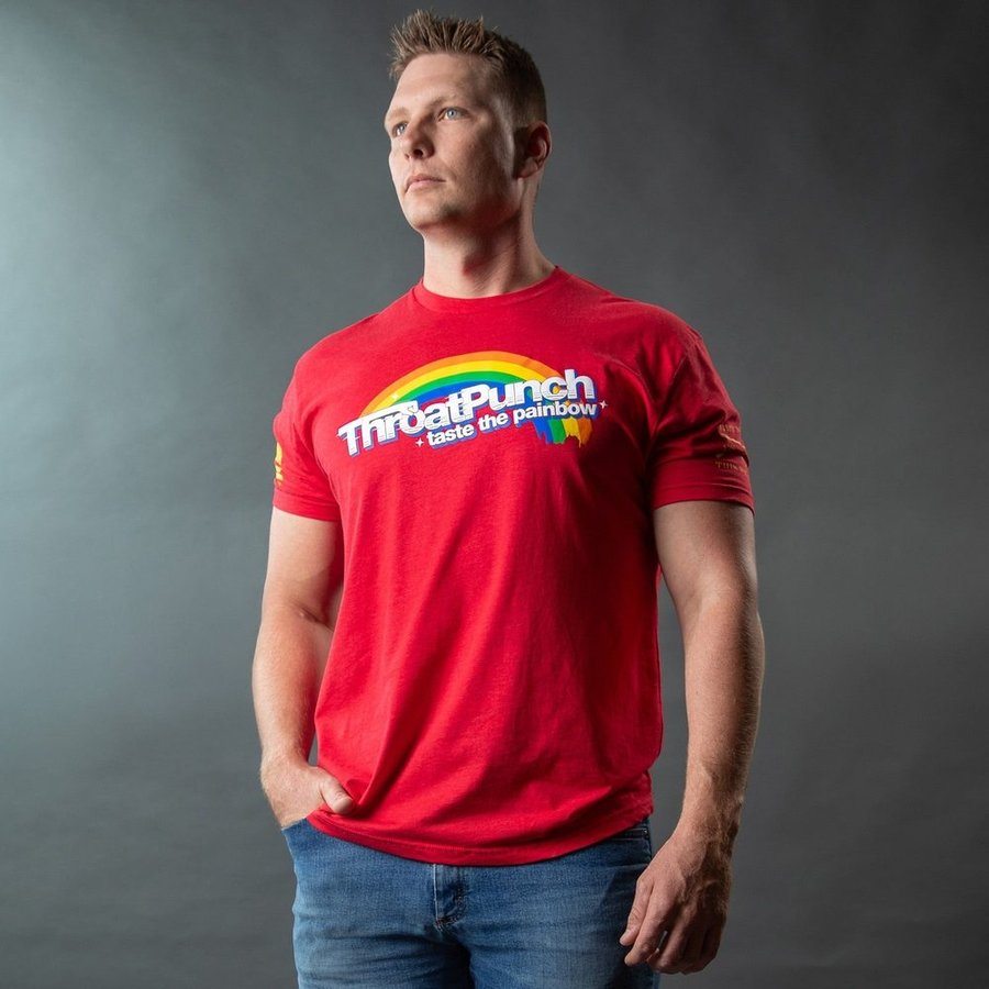 Grunt Style Tshirt - Taste The Painbow T-Shirt - Red