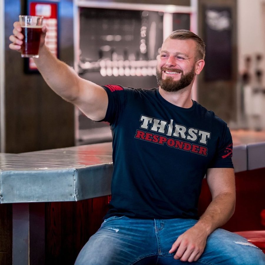 Grunt Style Tshirt - Thirst Responder T-Shirt - Midnight Navy