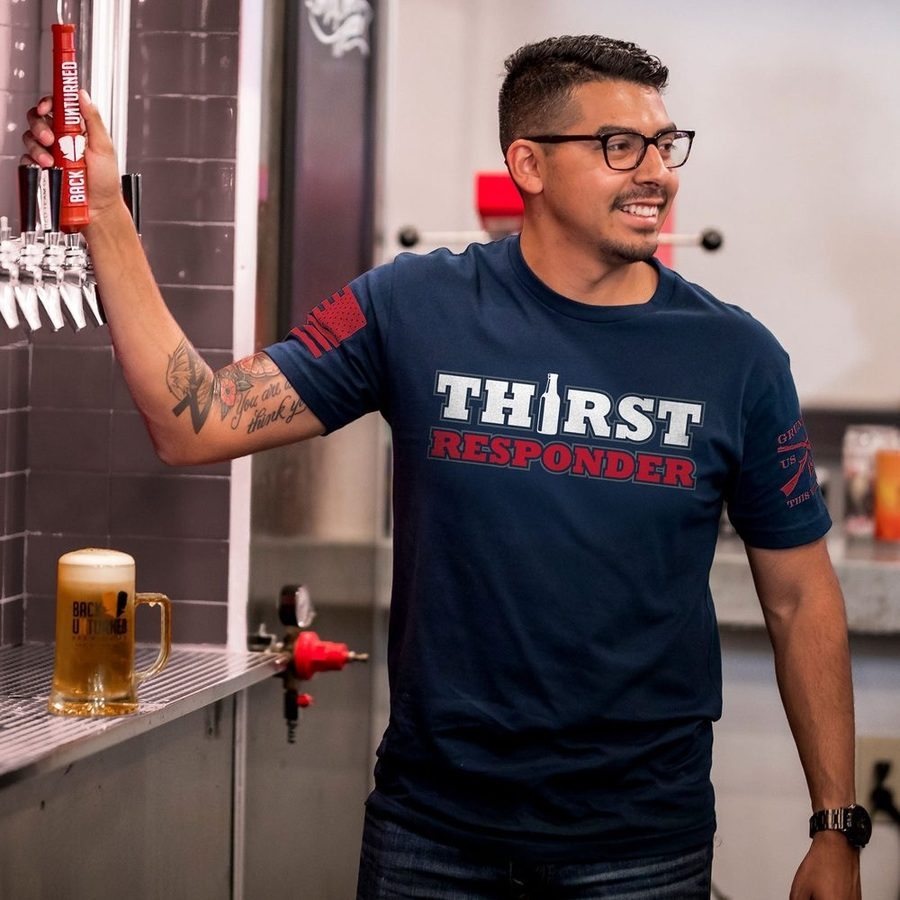 Grunt Style Tshirt - Thirst Responder T-Shirt - Midnight Navy