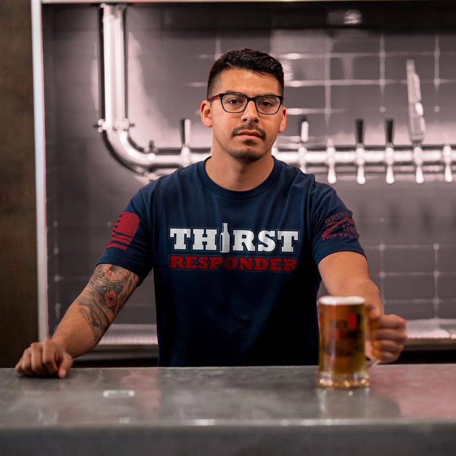 Grunt Style Tshirt - Thirst Responder T-Shirt - Midnight Navy