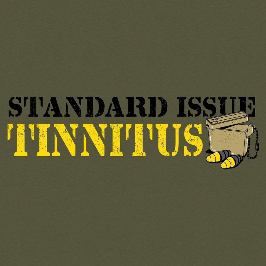 Grunt Style Tshirt - Tinnitus T-Shirt - Military Green