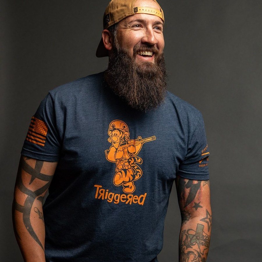 Grunt Style Tshirt - Triggered T-Shirt - Midnight Navy