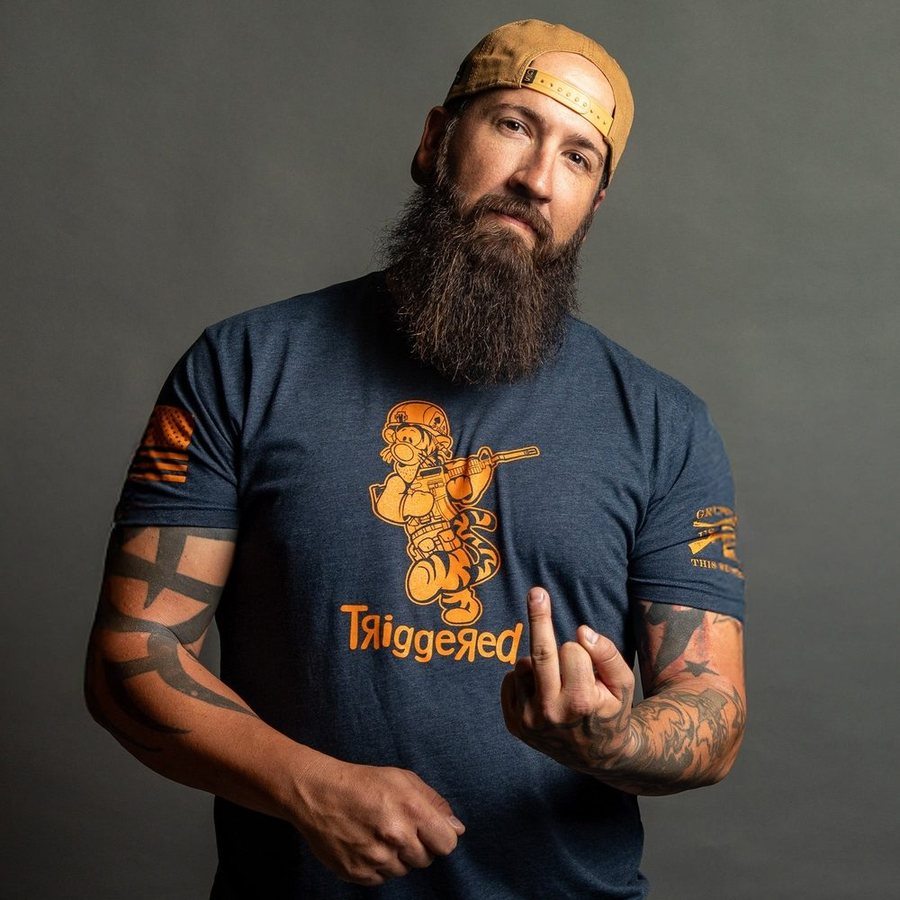 Grunt Style Tshirt - Triggered T-Shirt - Midnight Navy