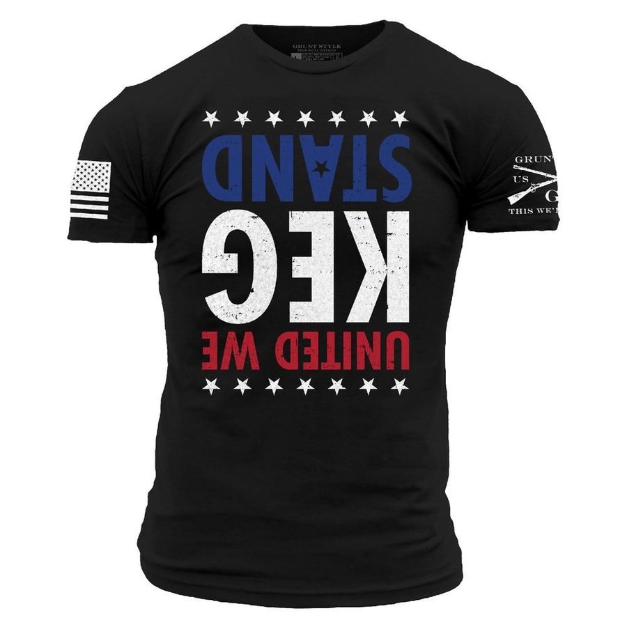 Grunt Style Tshirt - United We Keg Stand T-Shirt - Black
