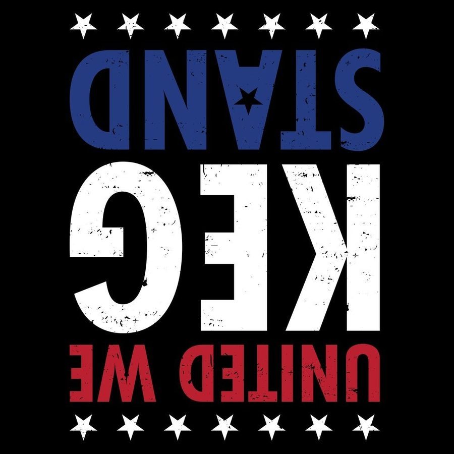 Grunt Style Tshirt - United We Keg Stand T-Shirt - Black