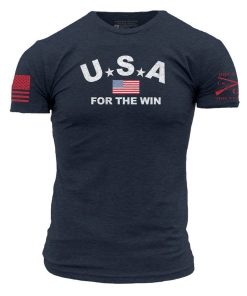 Grunt Style Tshirt - USA For The Win T-Shirt - Midnight Navy 
