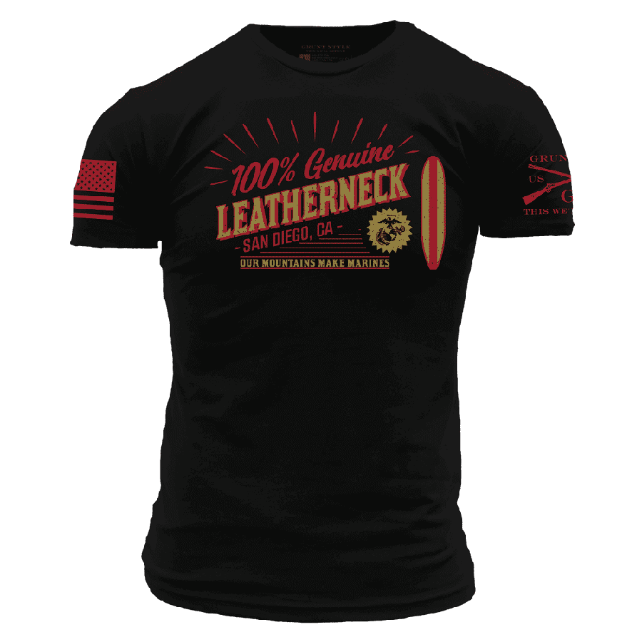 Grunt Style Tshirt - USMC - San Diego T-Shirt - Black 