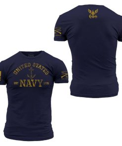 Grunt Style Tshirt - USN - Est. 1775 2.0 T-Shirt - Navy 