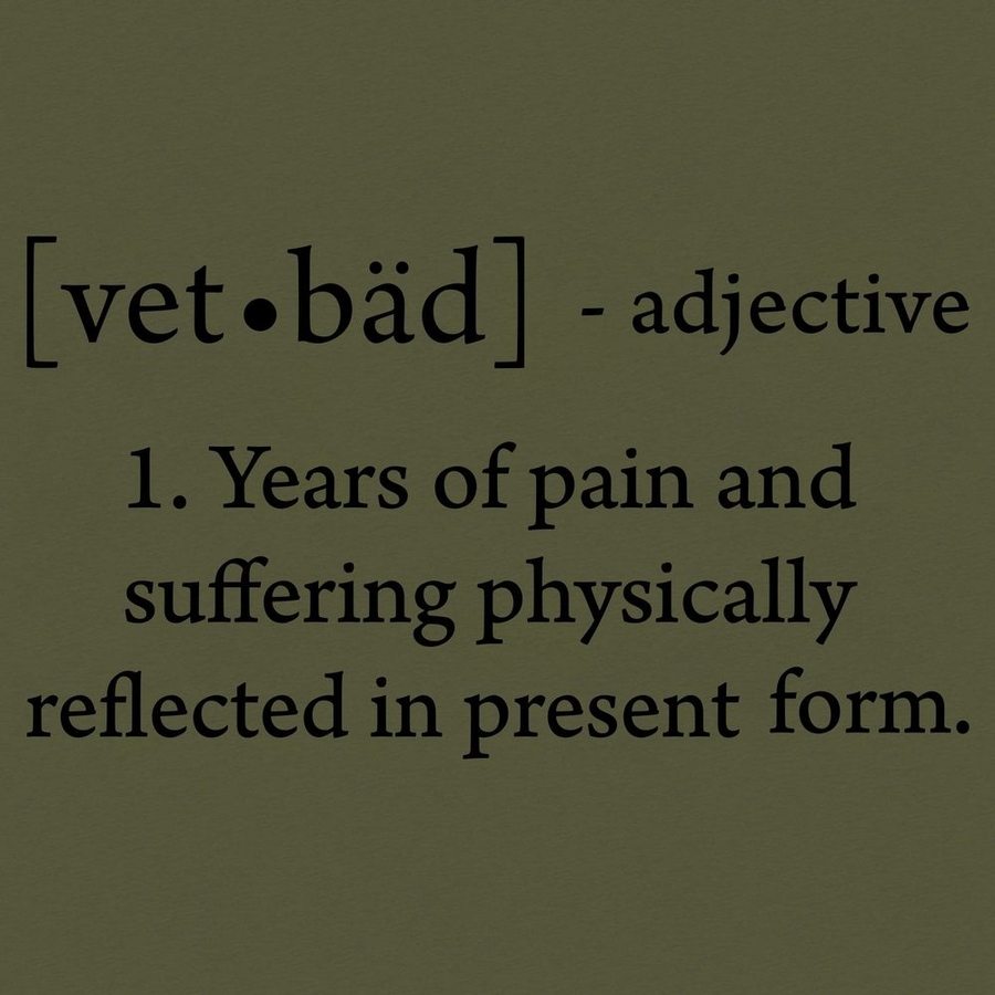 Grunt Style Tshirt - Vet Bod T-Shirt - Military Green