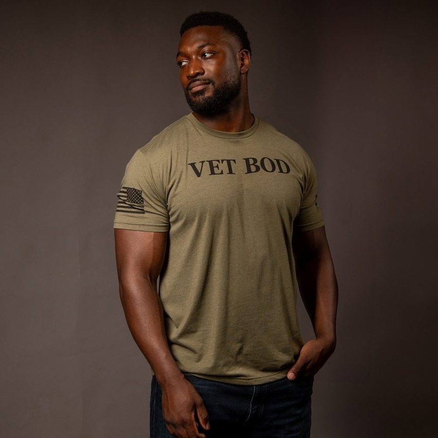 Grunt Style Tshirt - Vet Bod T-Shirt - Military Green