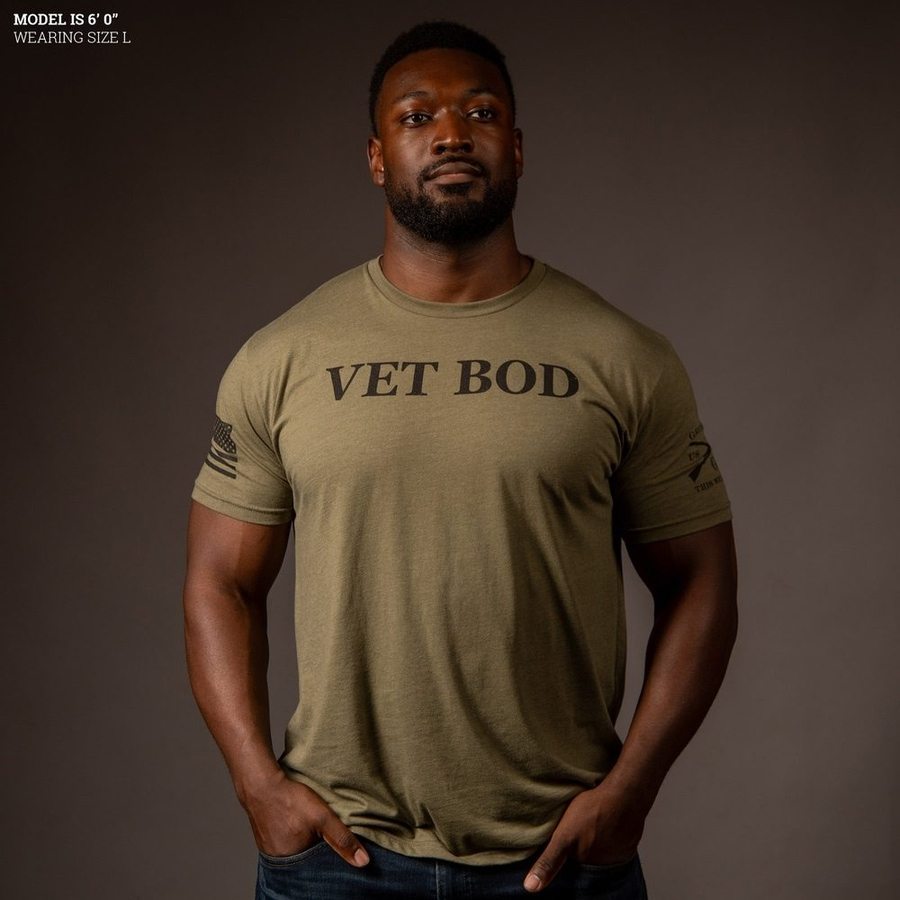 Grunt Style Tshirt - Vet Bod T-Shirt - Military Green