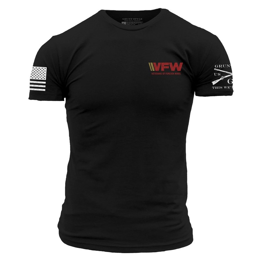 Grunt Style Tshirt - VFW - Honor The Contract T-Shirt - Black