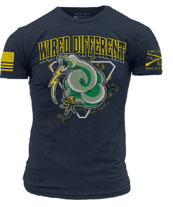 Grunt Style Tshirt - Wired Different T-Shirt - Midnight Navy 