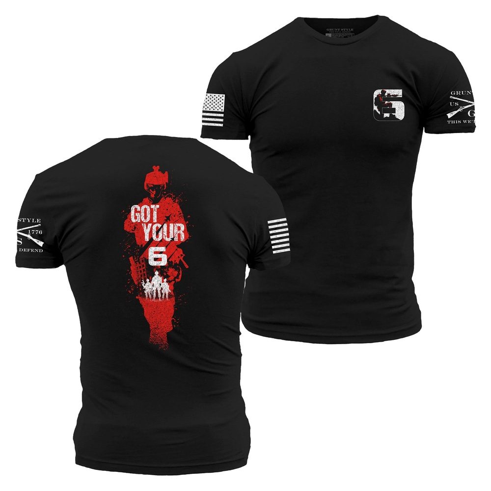 Grunt Style Tshirt - Built For The Battlefield  T-Shirt - Black 