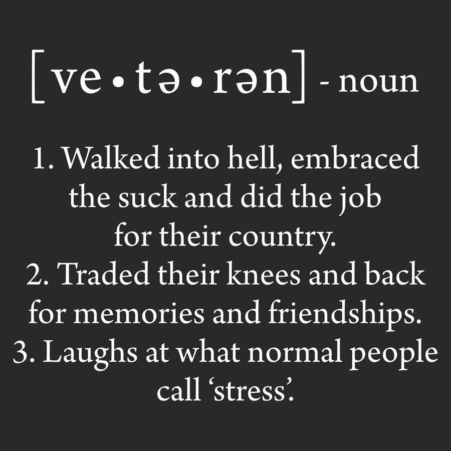 Grunt Style Tshirt - Veteran Defined T-Shirt - Black