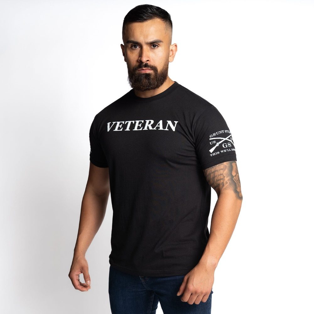 Grunt Style Tshirt - Veteran Defined T-Shirt - Black