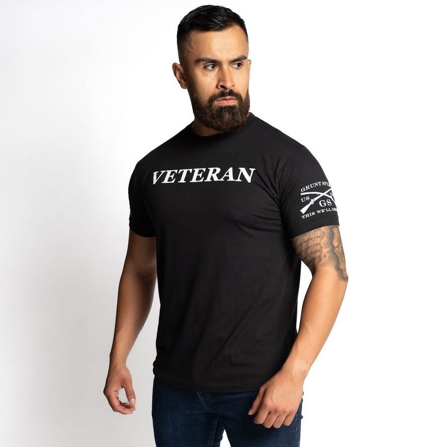 Grunt Style Tshirt - Veteran Defined T-Shirt - Black
