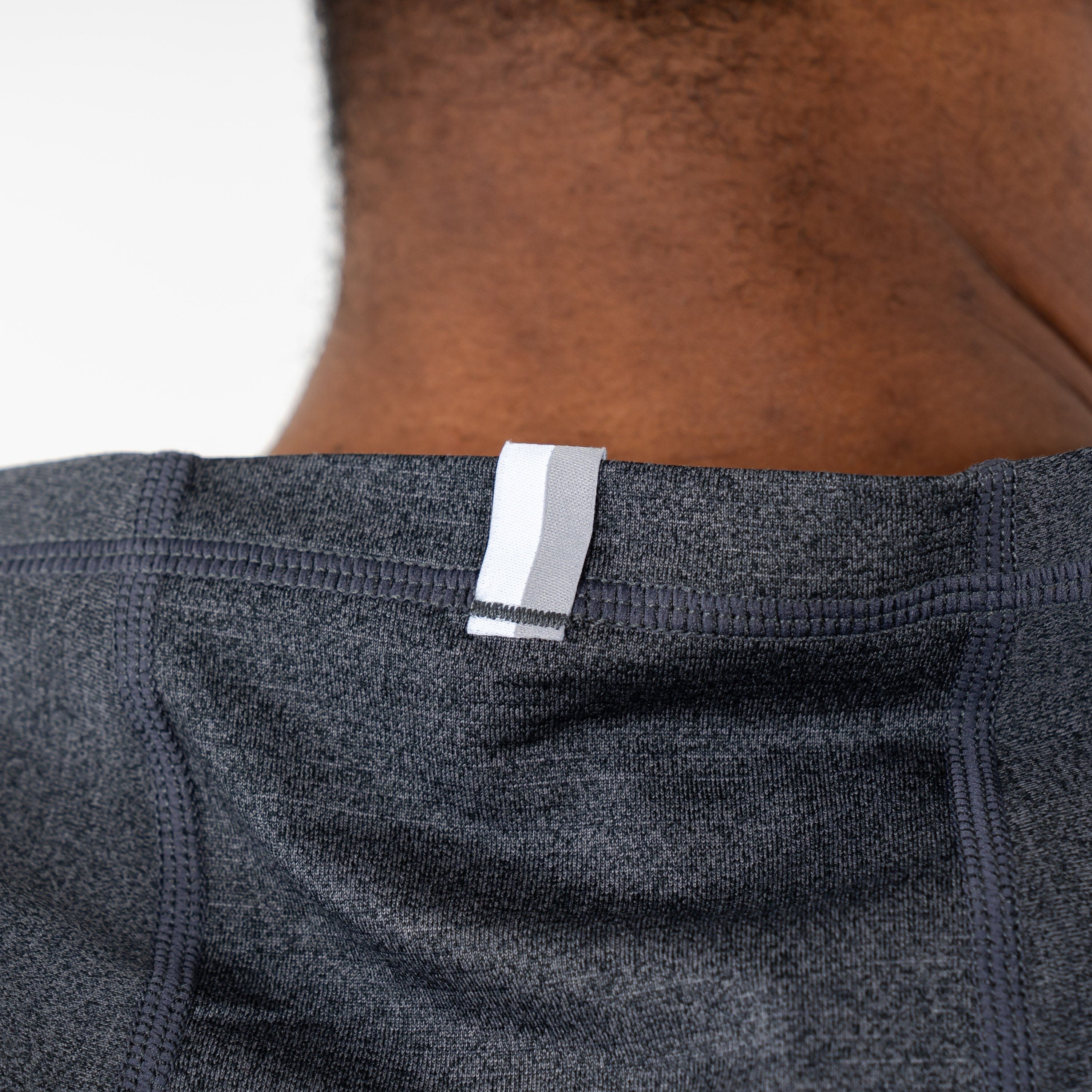 Rhoback Hoodie - Blitz Tech Hoodie | Heather - Charcoal Grey/Midnight Black