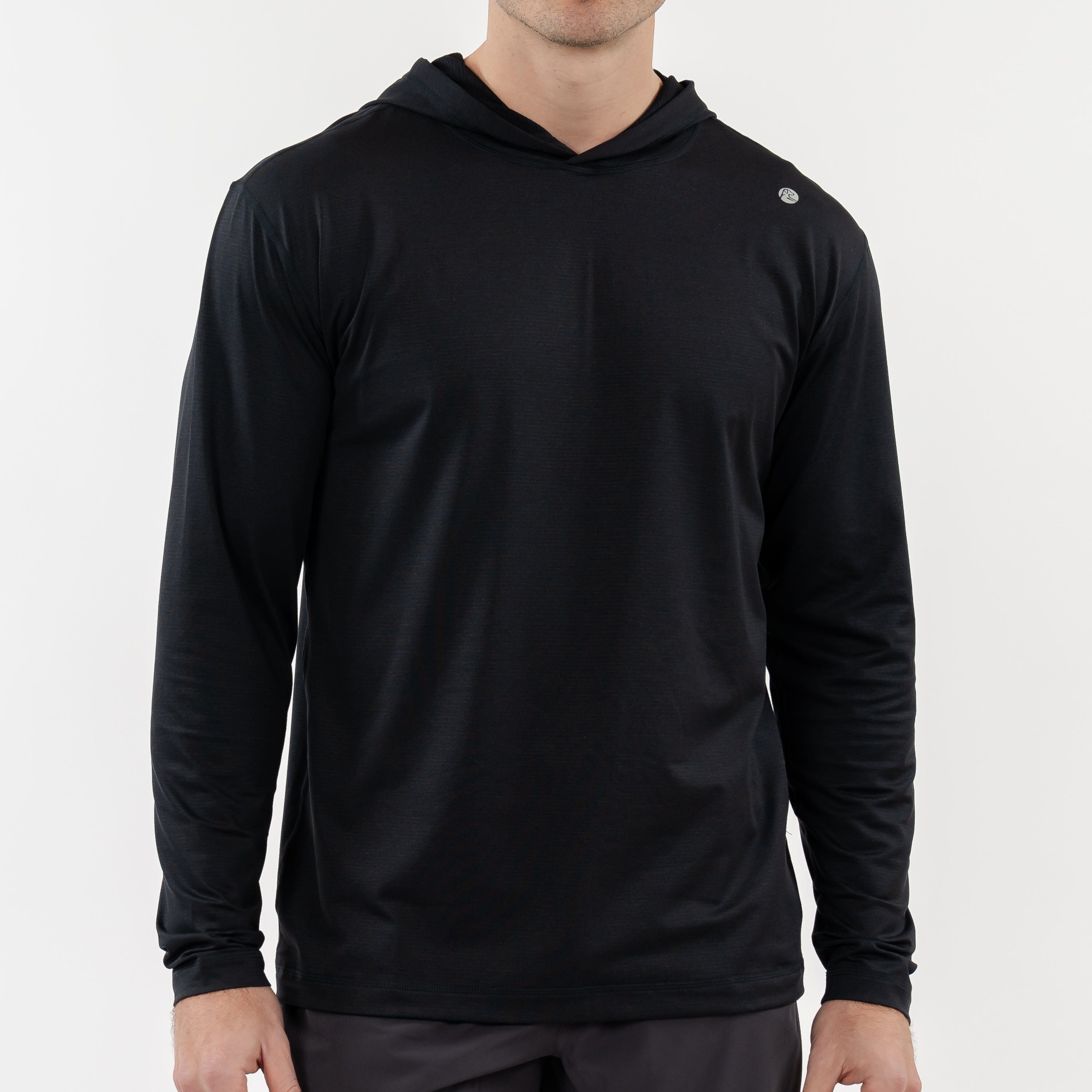 Rhoback Hoodie - Blitz Tech Hoodie | Solid - Midnight Black