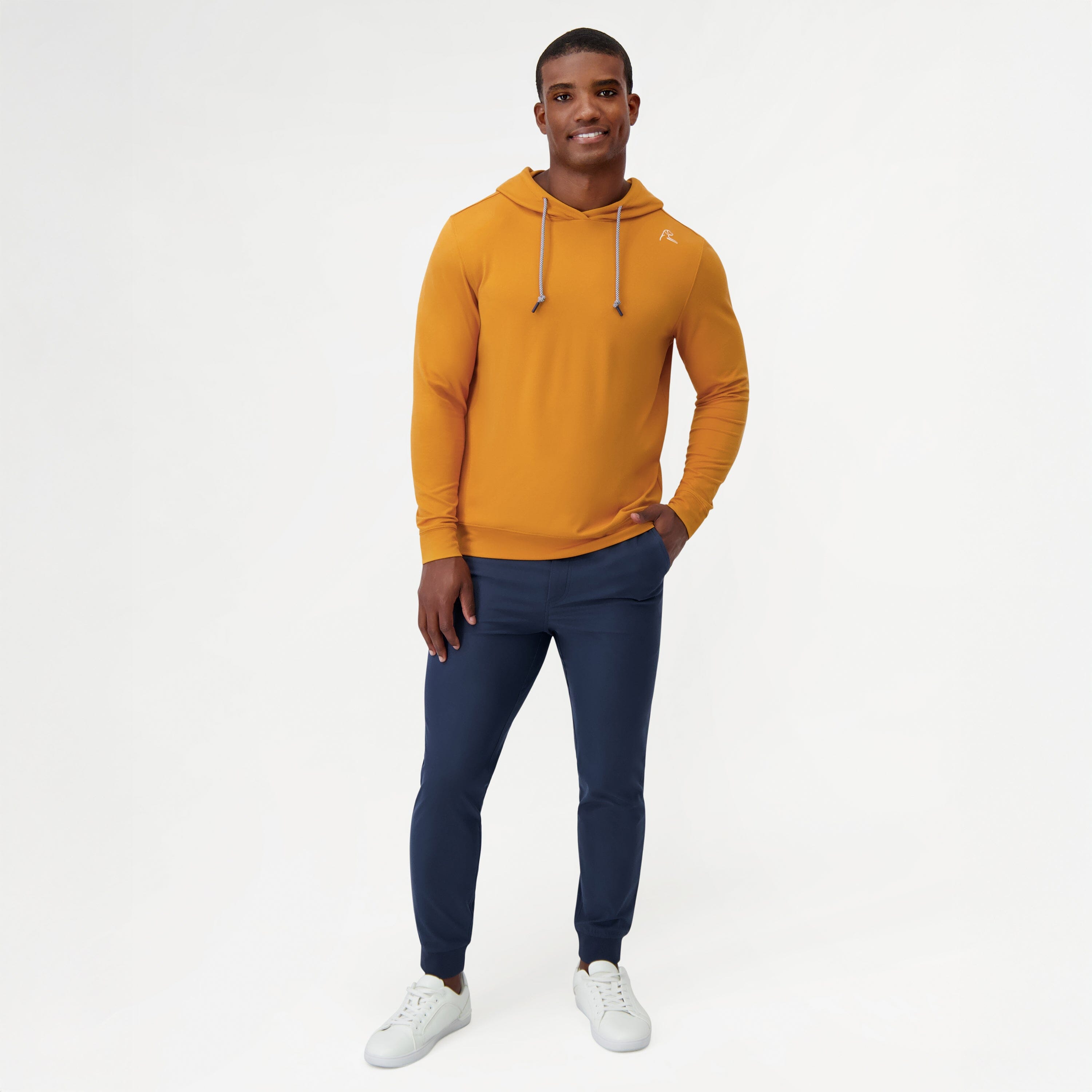 Rhoback Hoodie - Hesi Performance Hoodie | Heather - Honeyglaze/Honeyglaze