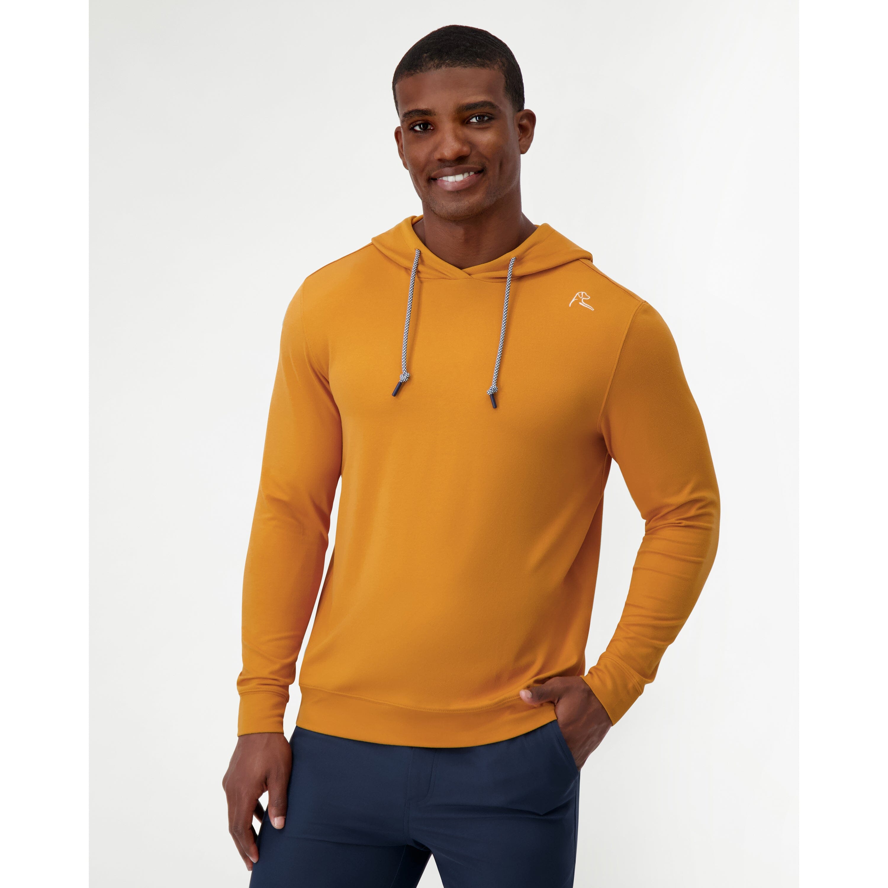 Rhoback Hoodie - Hesi Performance Hoodie | Heather - Honeyglaze/Honeyglaze