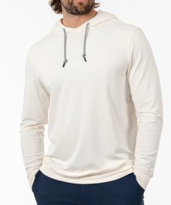 Rhoback Hoodie - Hesi Performance Hoodie | Heather - Ivory/Parchment White 