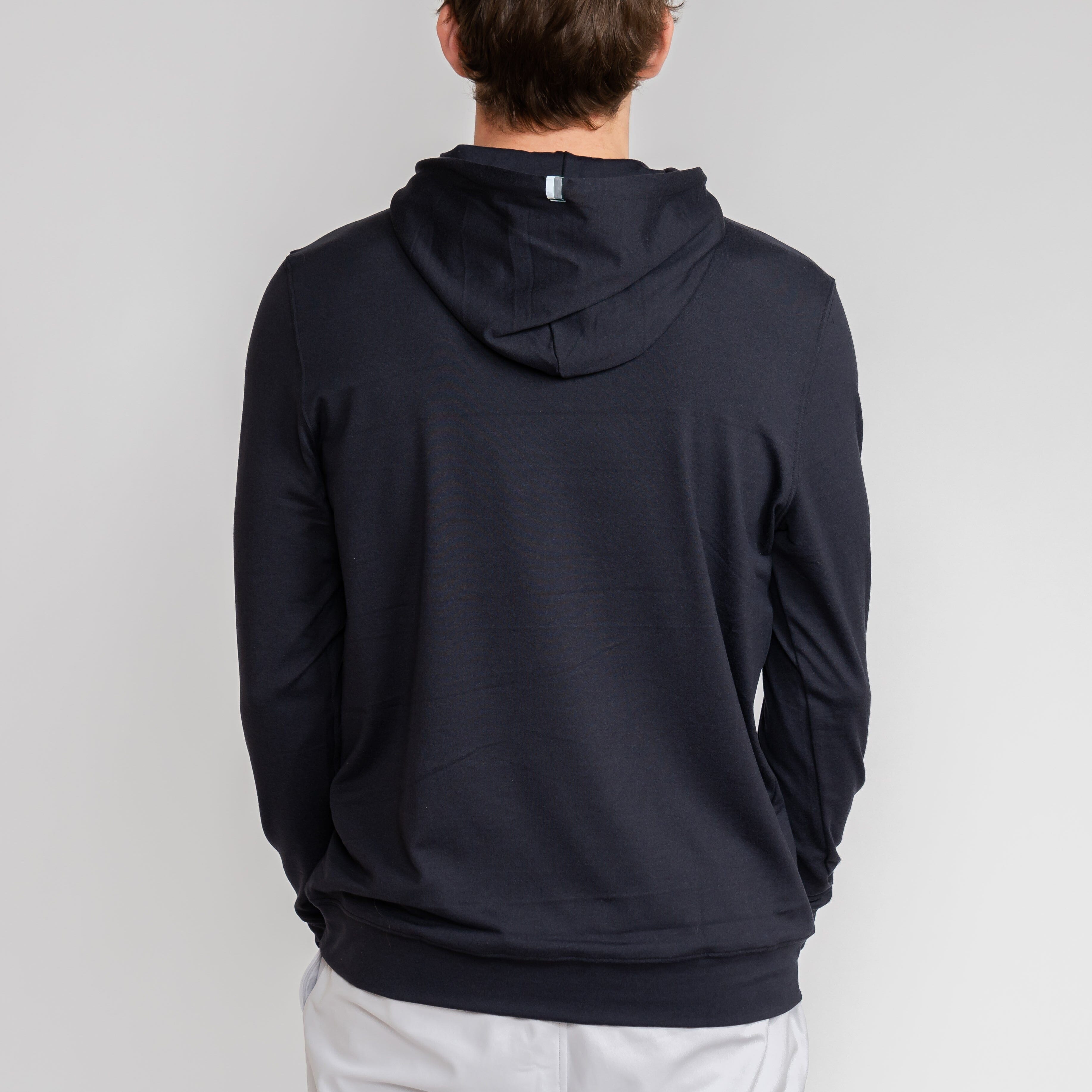 Rhoback Hoodie - Hesi Performance Hoodie | Solid - Midnight Black