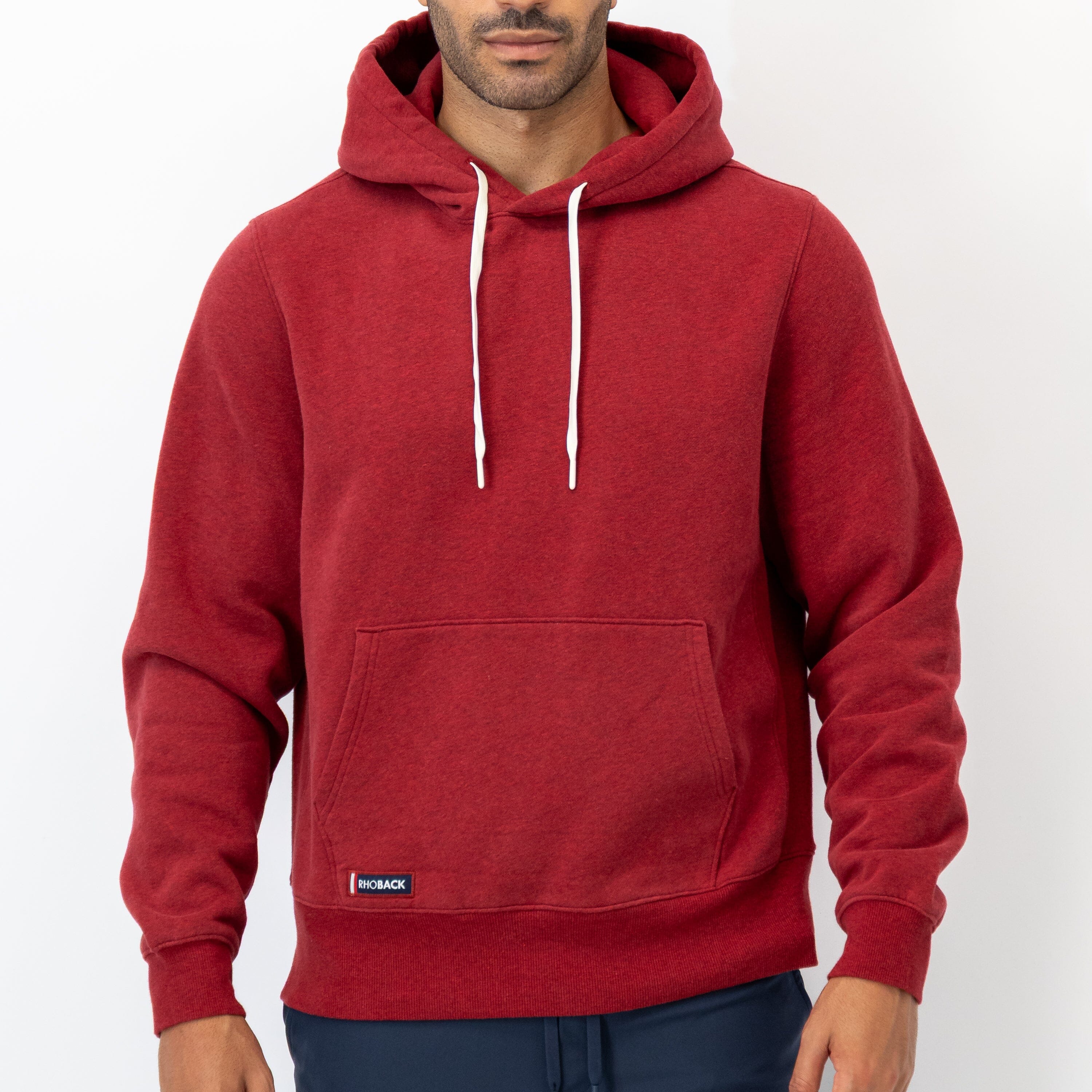 Rhoback Hoodie - Ready Hoodie | Heather - Cardinal Red